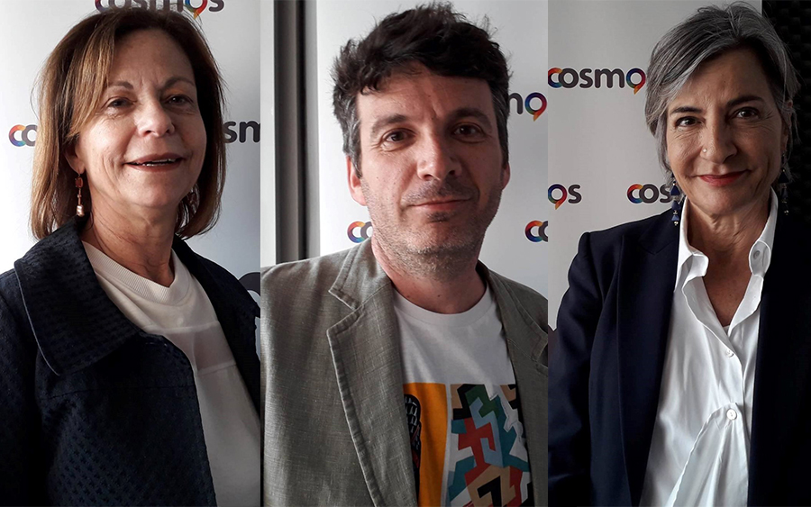 Οι υποψήφιοι ευρωβουλευτές με το Ποτάμι, Αυγουστάτου Όλγα και Δημακόπουλος Γιώργος στο στούντιο του Cοsmos 96,5 post thumbnail image